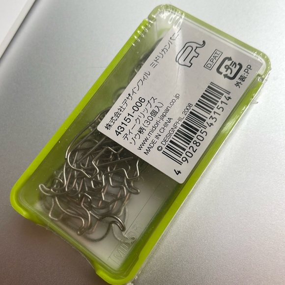 Midori paper clips D-clips Elephant - Picture 2 of 3